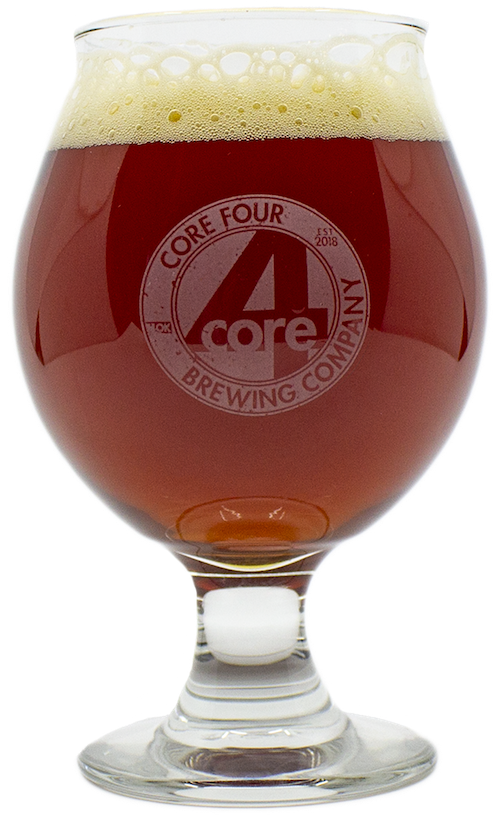 Core4 Brewing Company beer glass